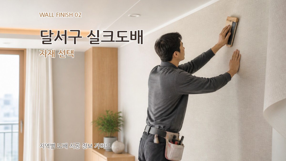 달서구 실크도배 자재 선택