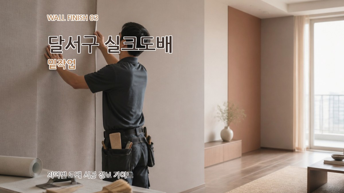달서구 실크도배 밑작업