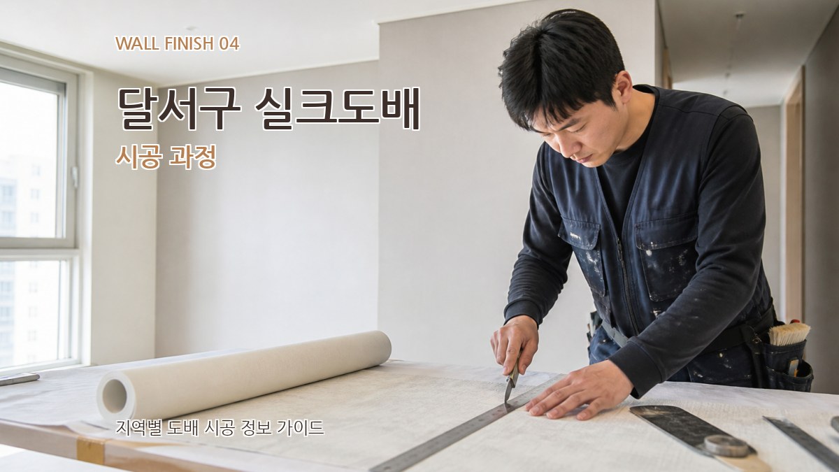달서구 실크도배 시공 과정