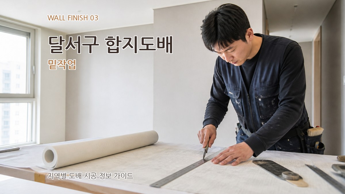 달서구 합지도배 밑작업
