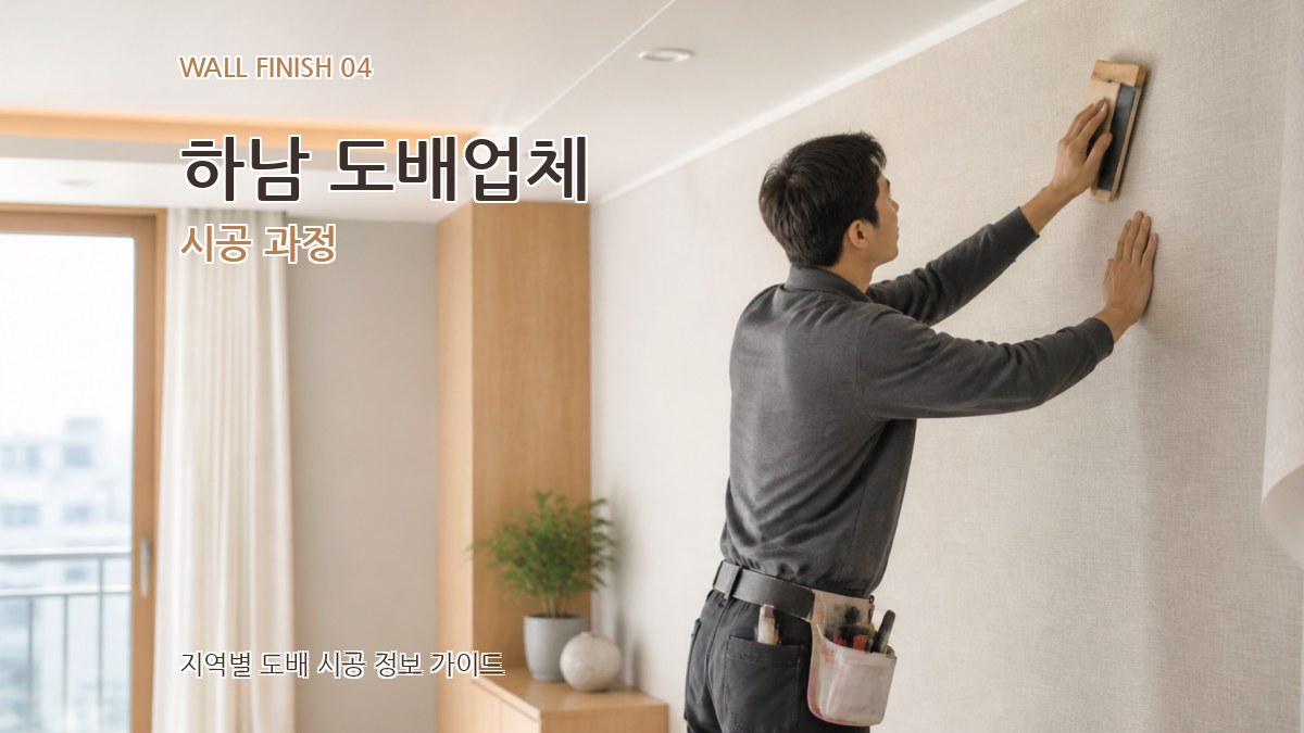 하남 도배업체 시공 과정