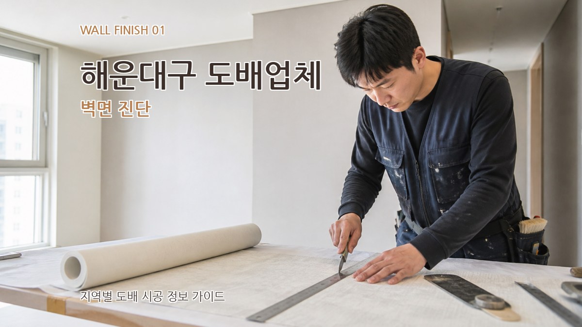 해운대구 도배업체 벽면 진단