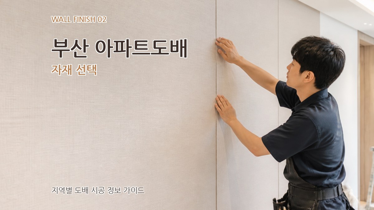 부산 아파트도배 자재 선택