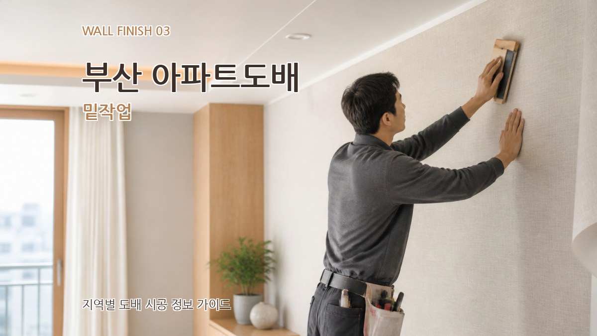 부산 아파트도배 밑작업