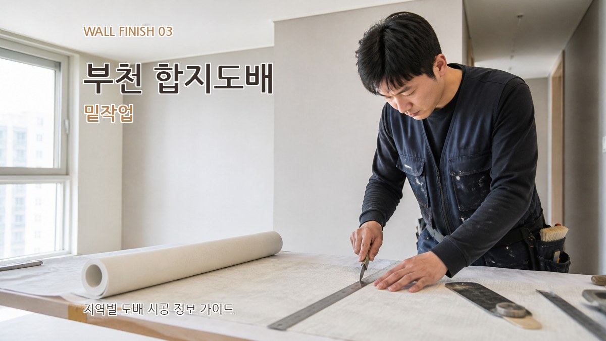 부천 합지도배 밑작업
