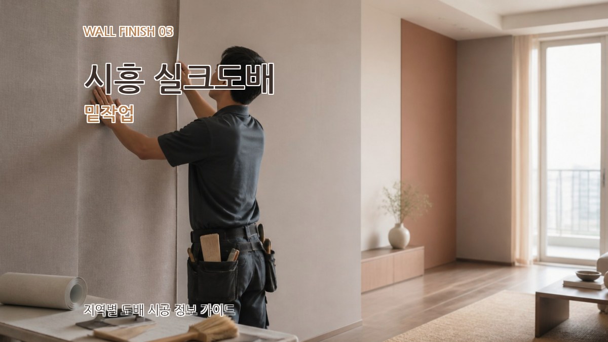시흥 실크도배 밑작업