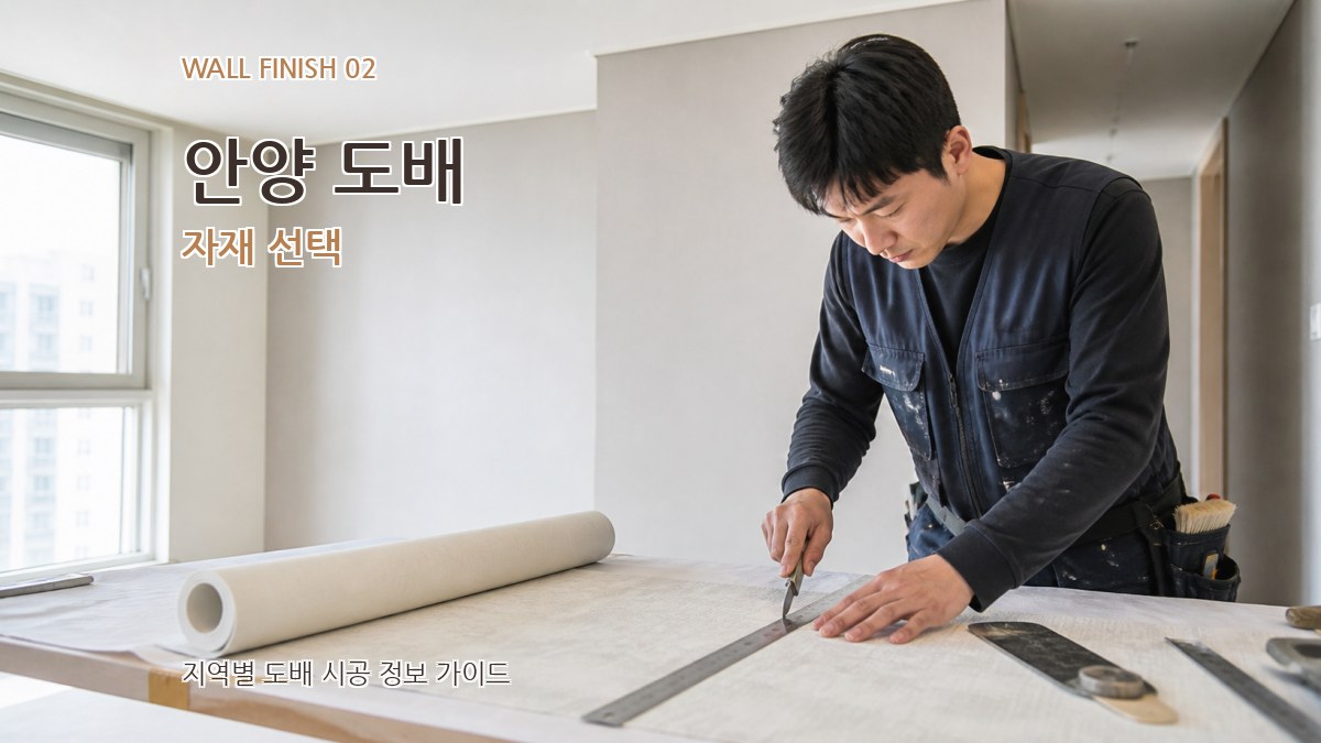 안양 도배 자재 선택