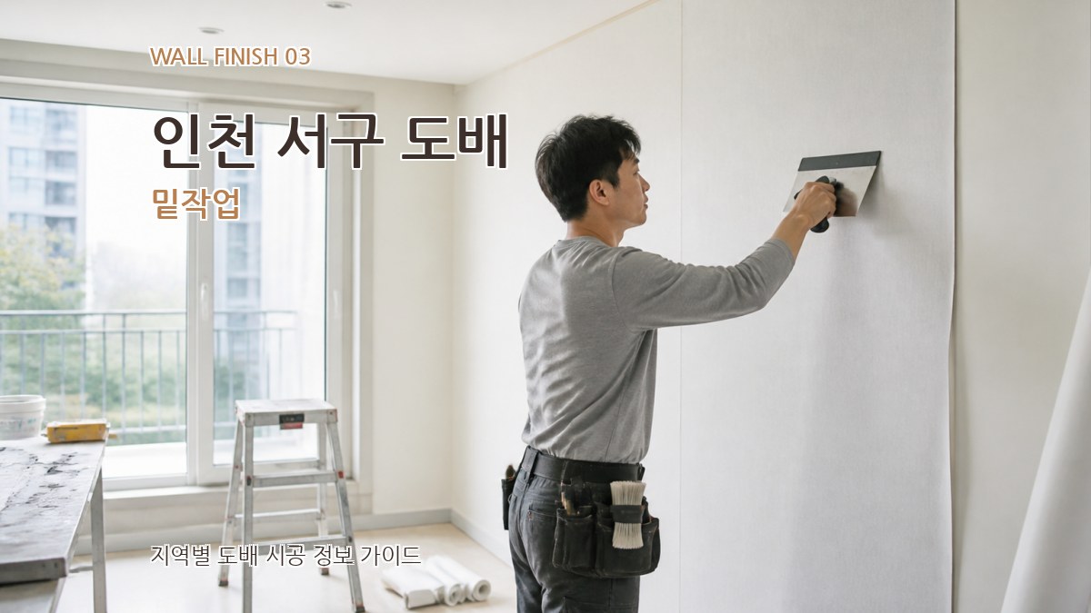 인천 서구 도배 밑작업