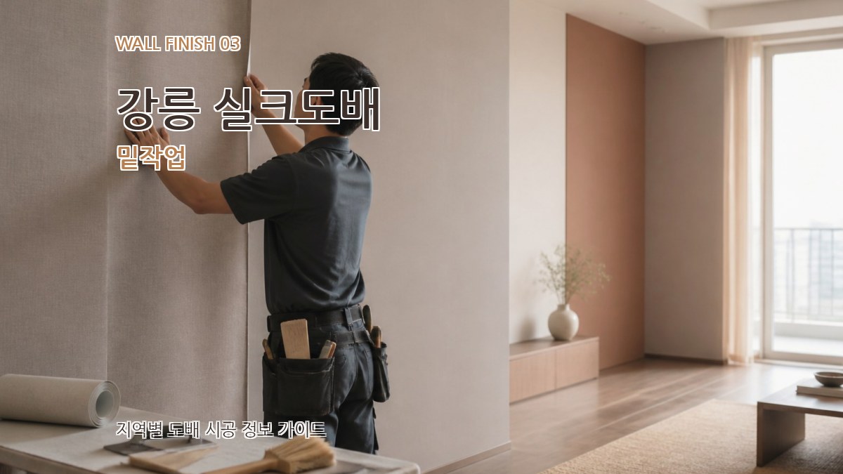 강릉 실크도배 밑작업