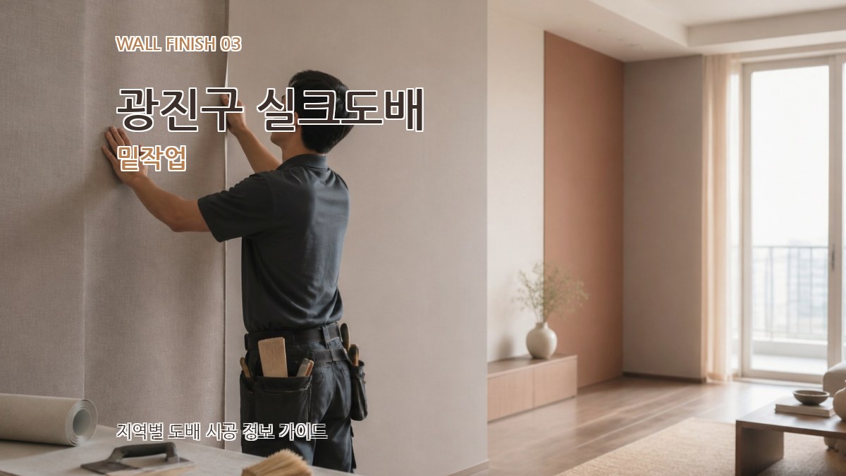 광진구 실크도배 밑작업