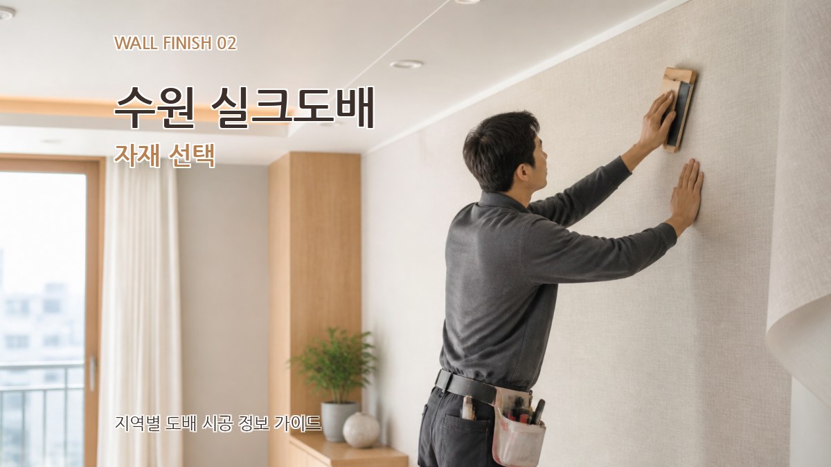 수원 실크도배 자재 선택