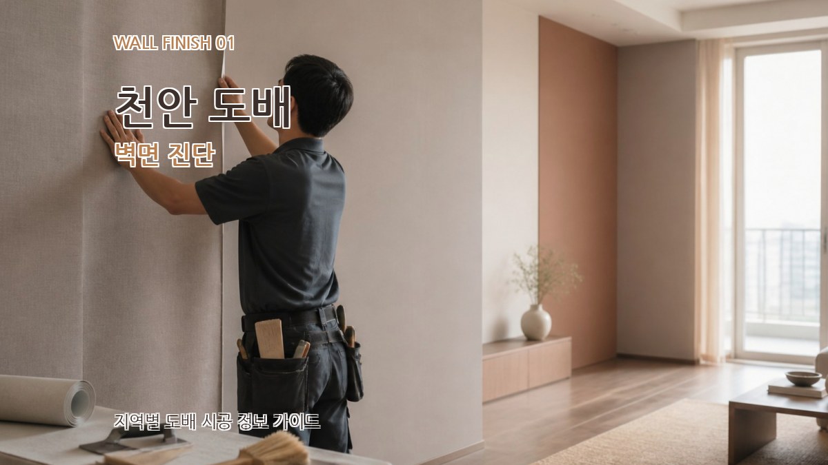 천안 도배 벽면 진단