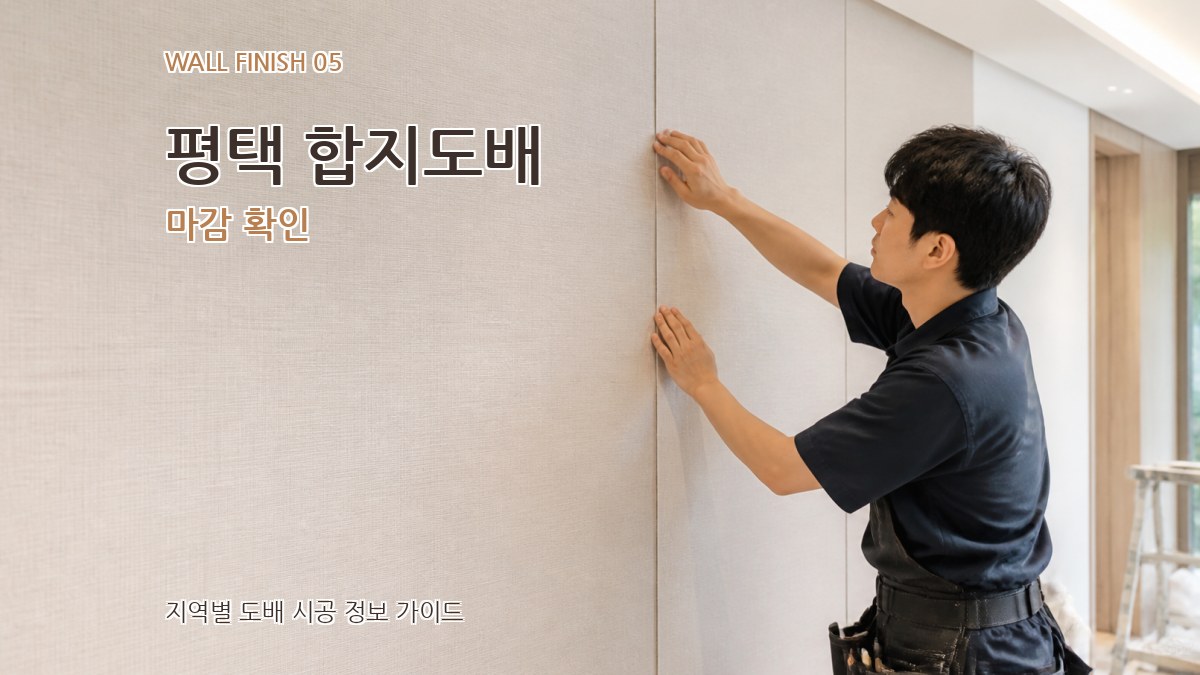 평택 합지도배 마감 확인