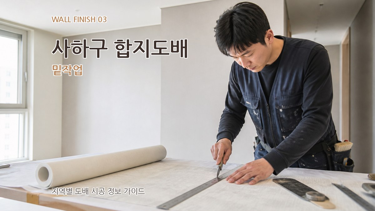 사하구 합지도배 밑작업