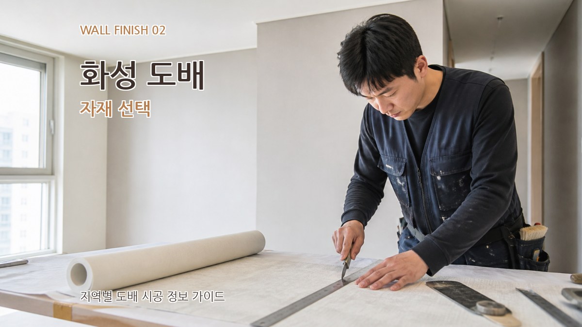 화성 도배 자재 선택