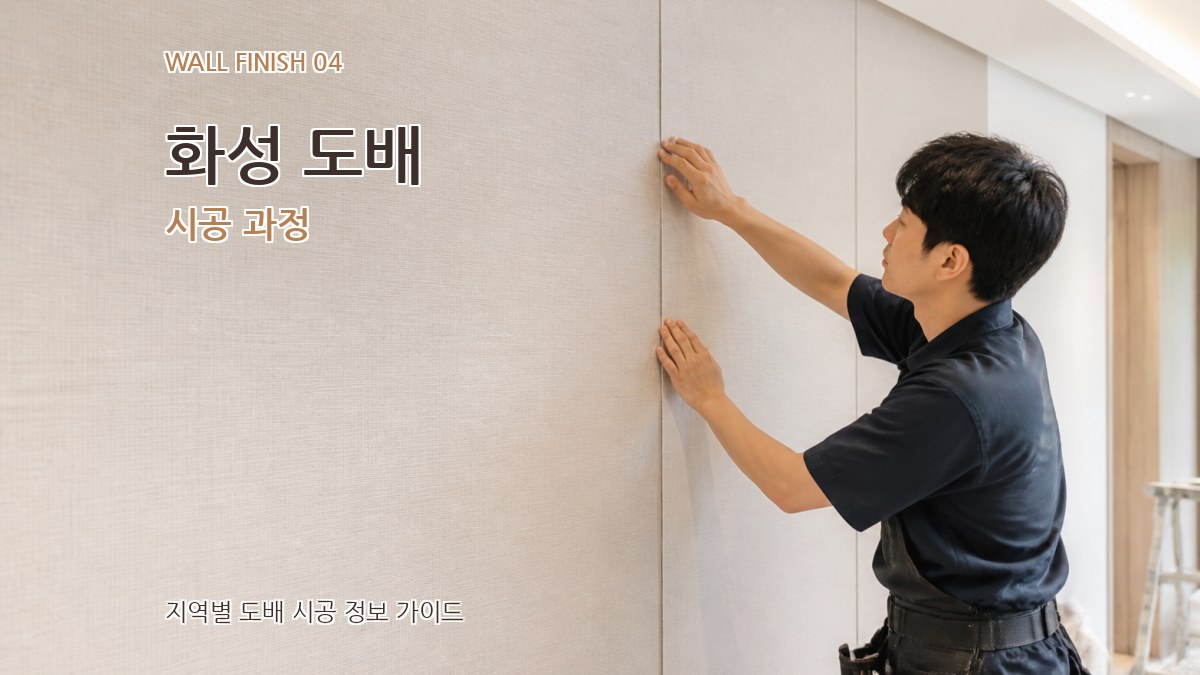 화성 도배 시공 과정