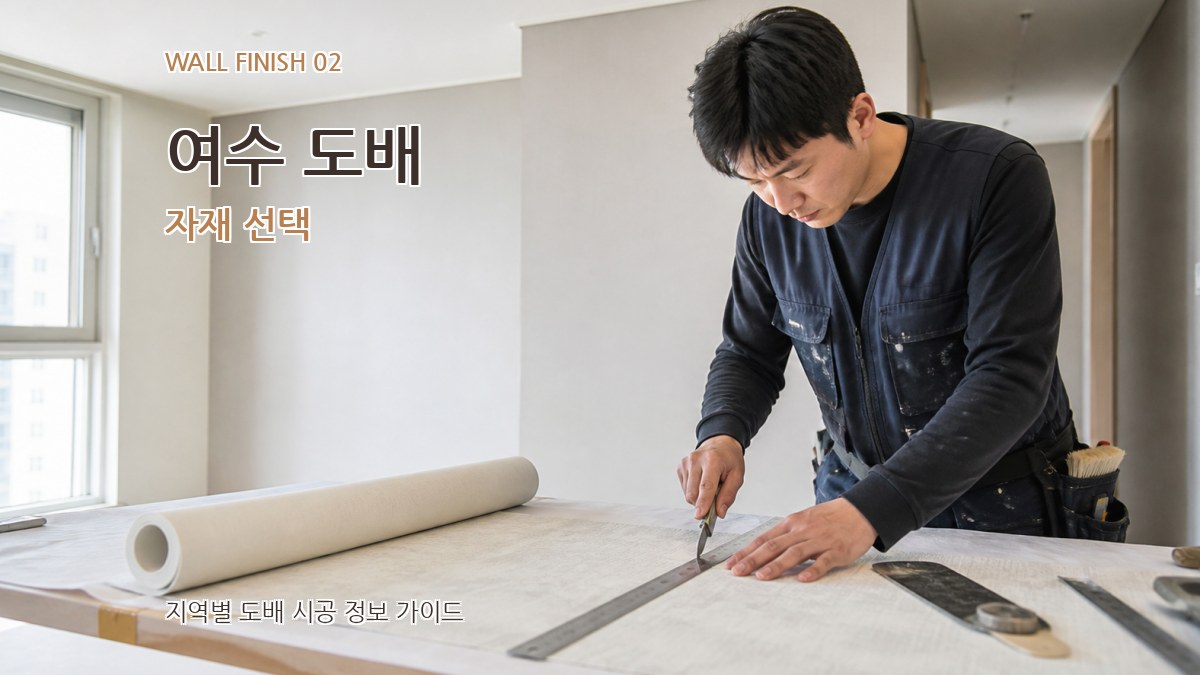 여수 도배 자재 선택