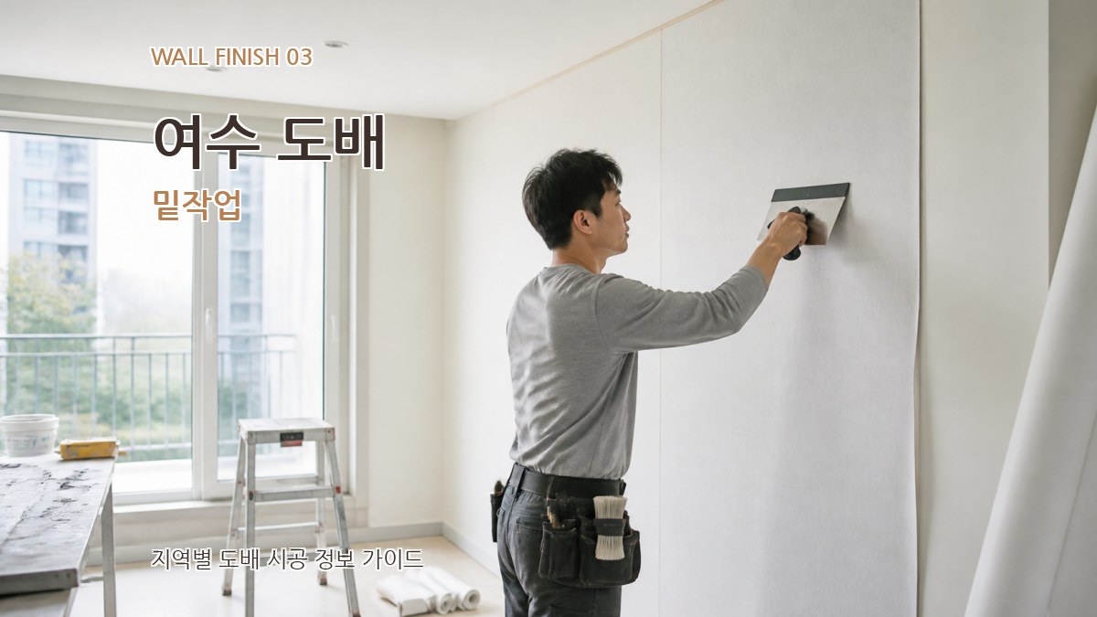 여수 도배 밑작업