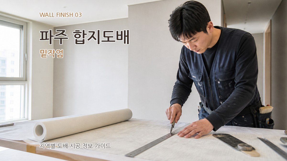 파주 합지도배 밑작업