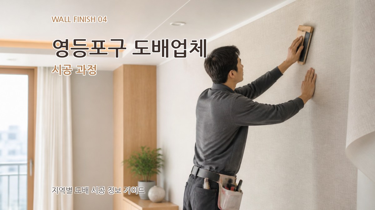 영등포구 도배업체 시공 과정