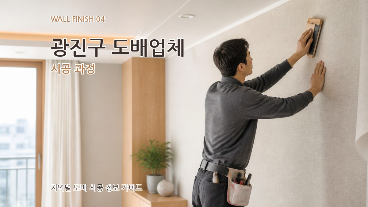 광진구 도배업체 시공 과정