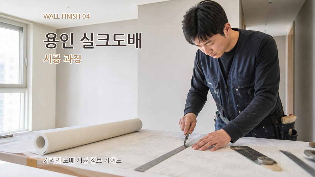 용인 실크도배 시공 과정