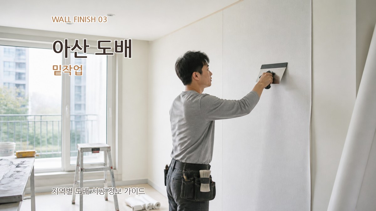 아산 도배 밑작업