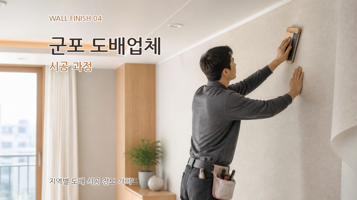 군포 도배업체 시공 과정