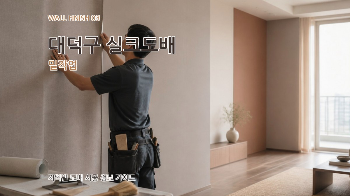 대덕구 실크도배 밑작업