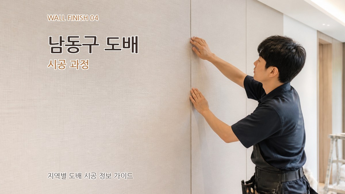 남동구 도배 시공 과정