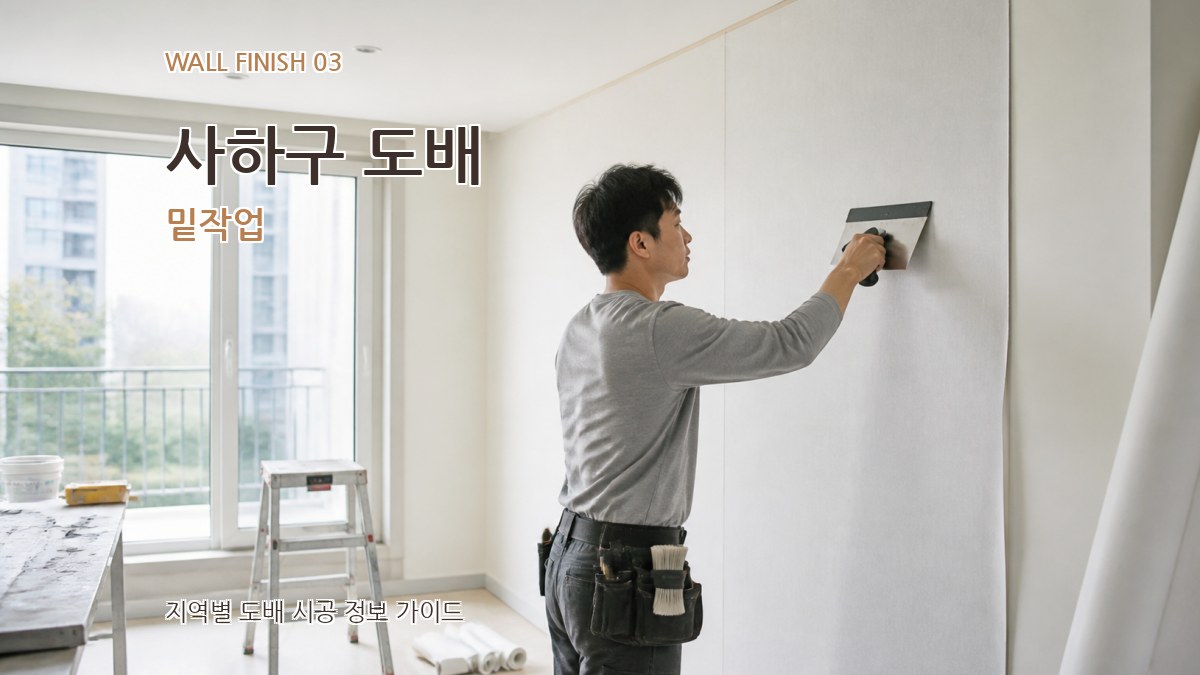 사하구 도배 밑작업