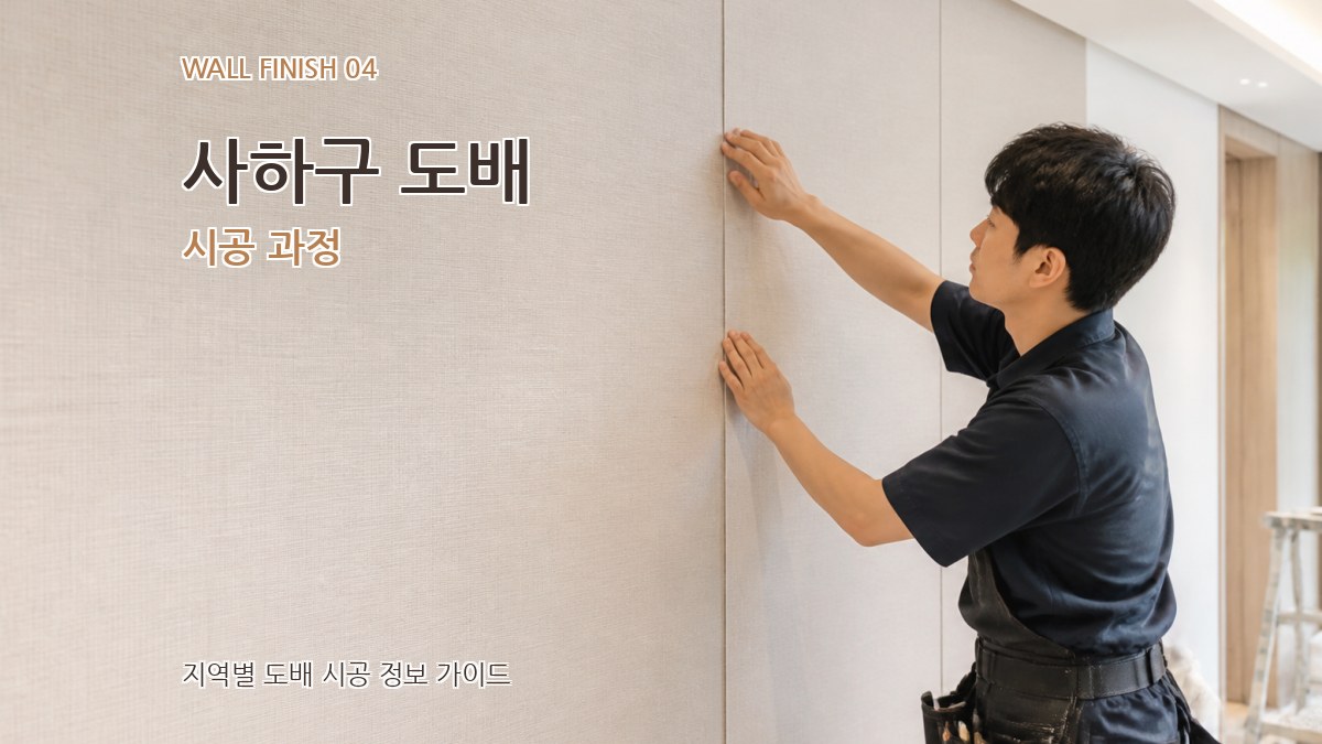 사하구 도배 시공 과정