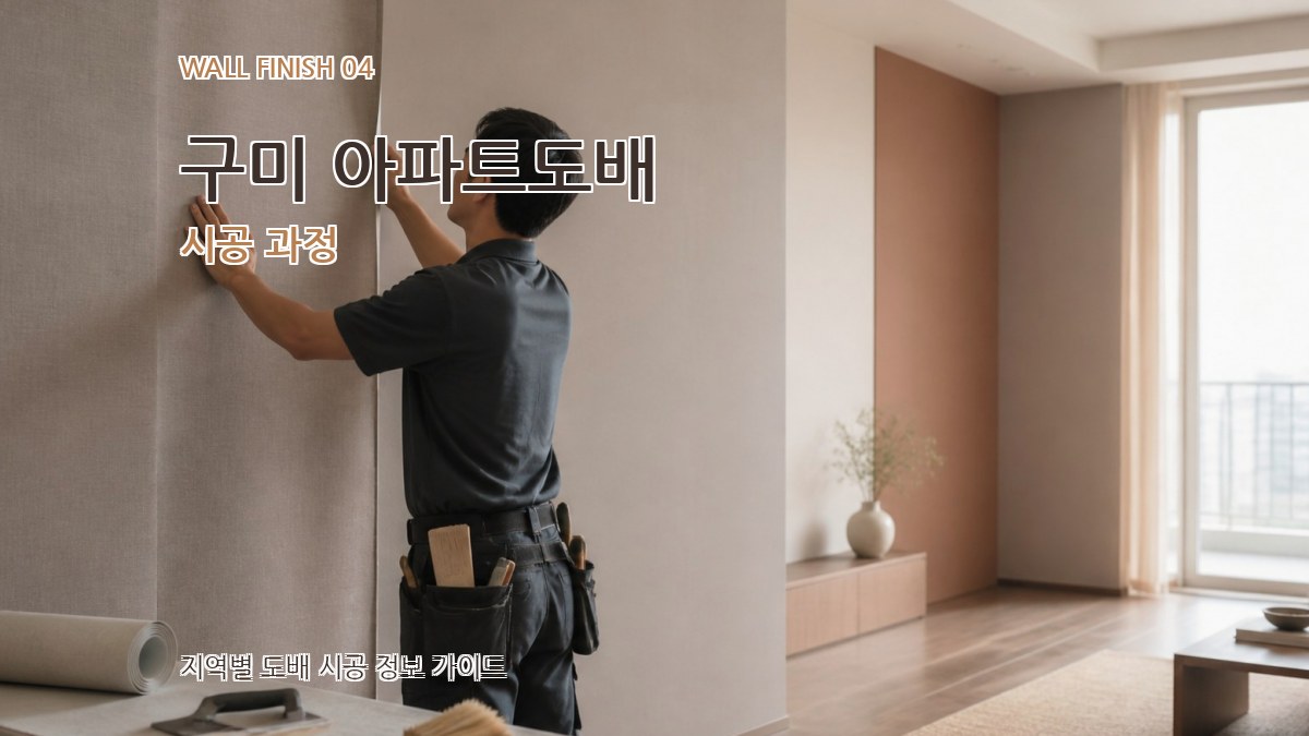 구미 아파트도배 시공 과정