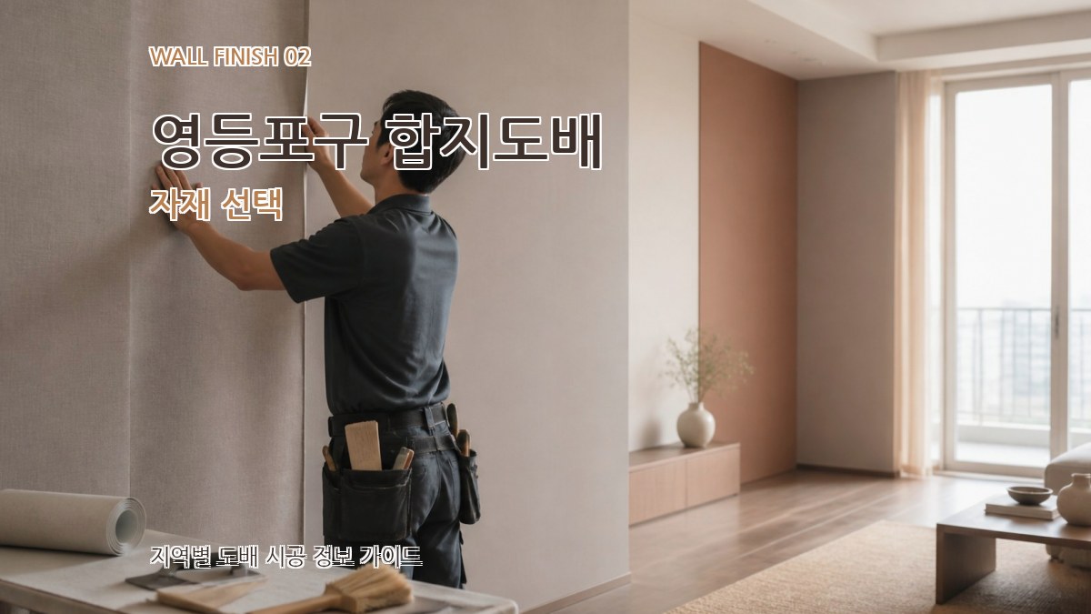 영등포구 합지도배 자재 선택