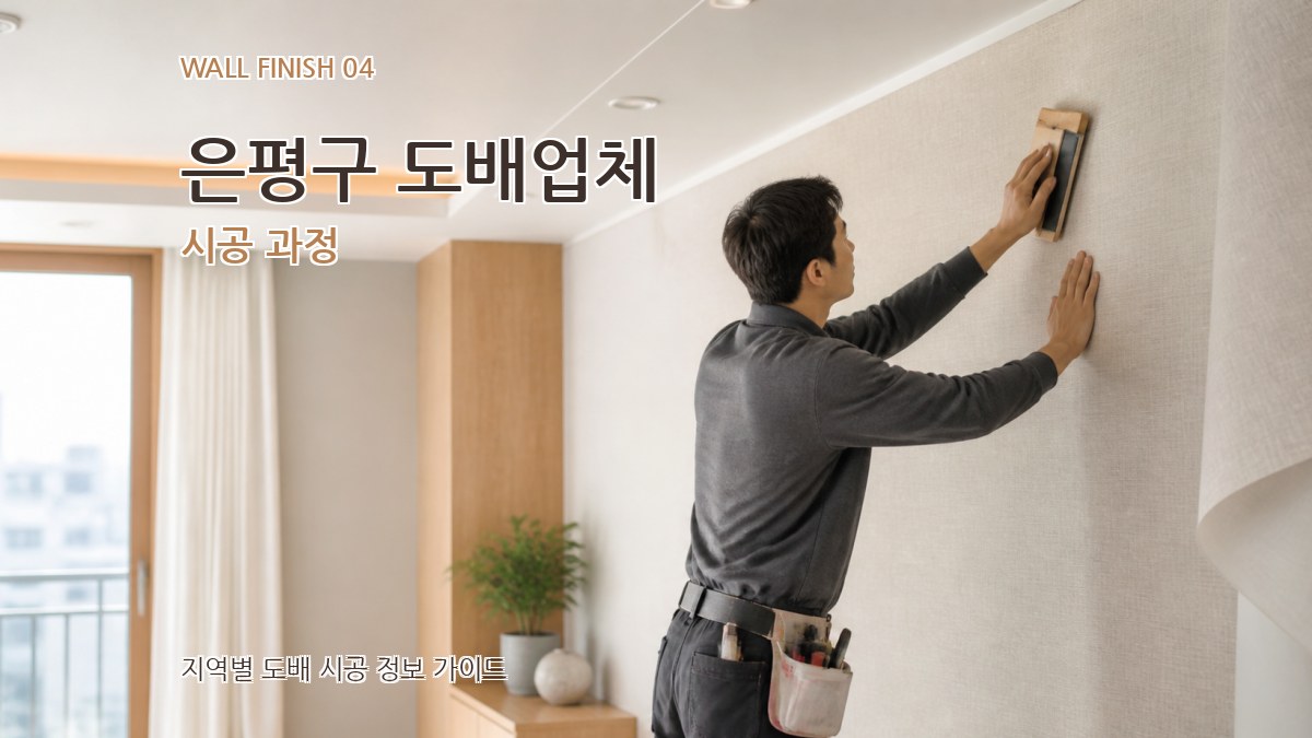 은평구 도배업체 시공 과정