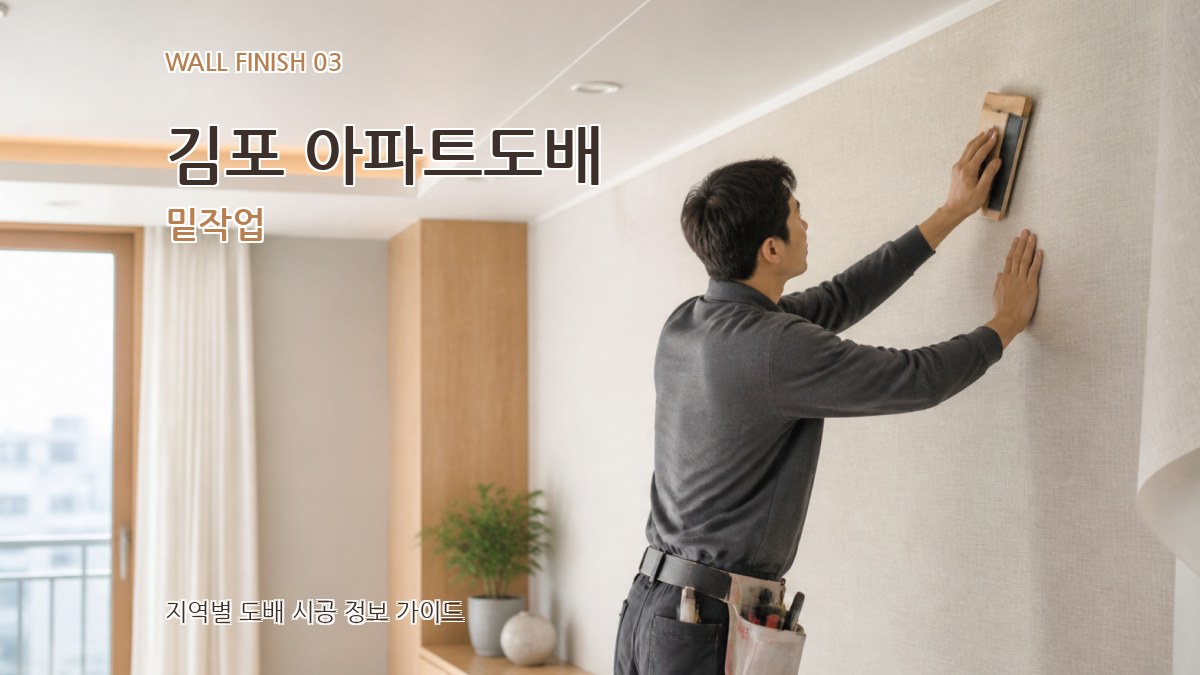 김포 아파트도배 밑작업