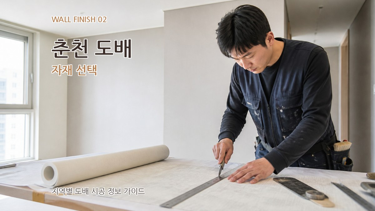춘천 도배 자재 선택