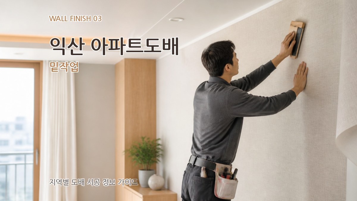 익산 아파트도배 밑작업