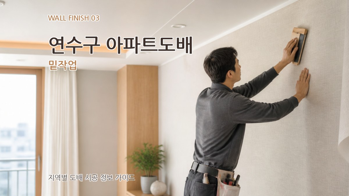 연수구 아파트도배 밑작업