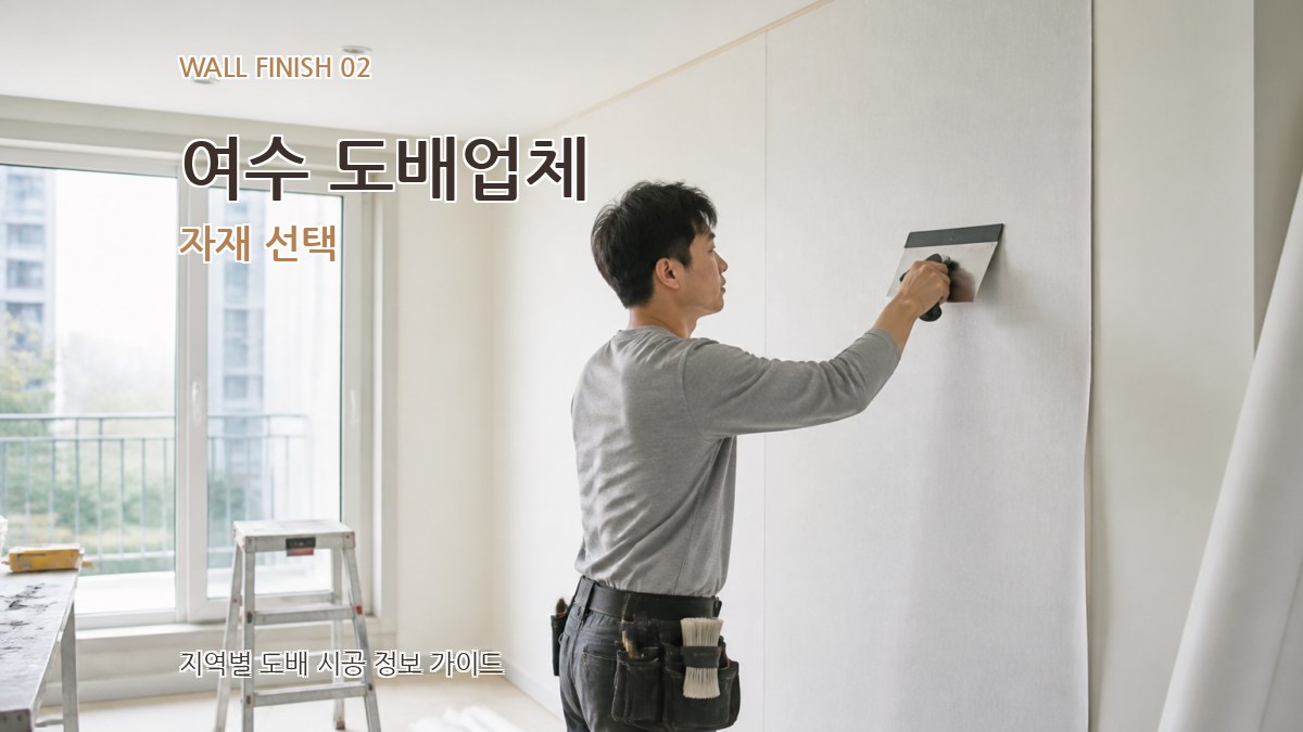 여수 도배업체 자재 선택