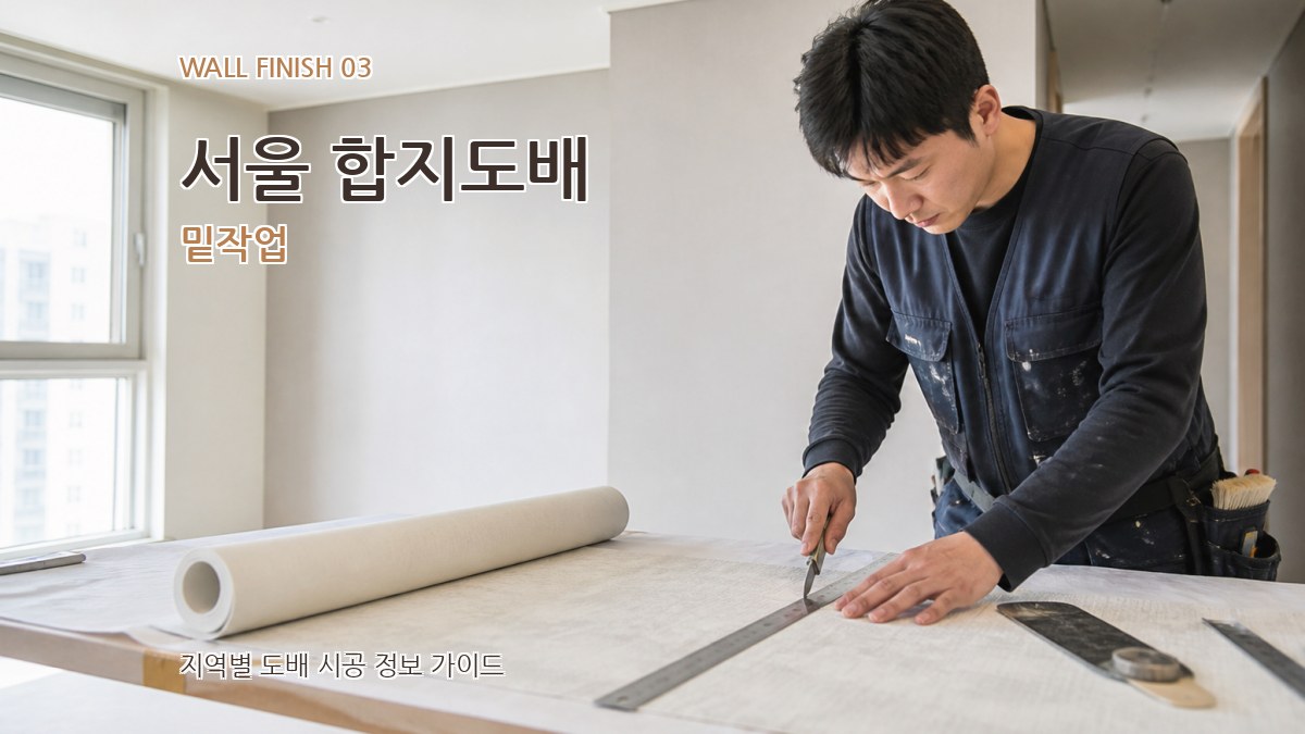 서울 합지도배 밑작업