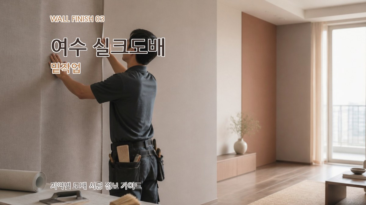 여수 실크도배 밑작업