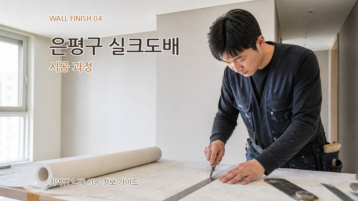 은평구 실크도배 시공 과정