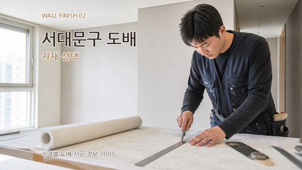 서대문구 도배 자재 선택