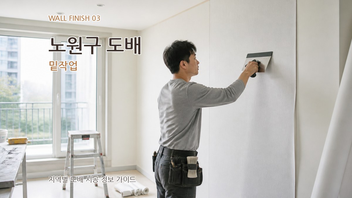 노원구 도배 밑작업