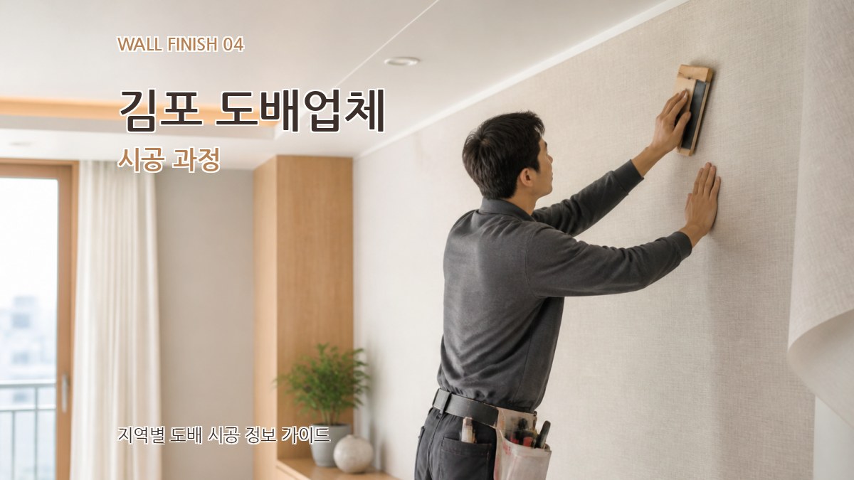 김포 도배업체 시공 과정