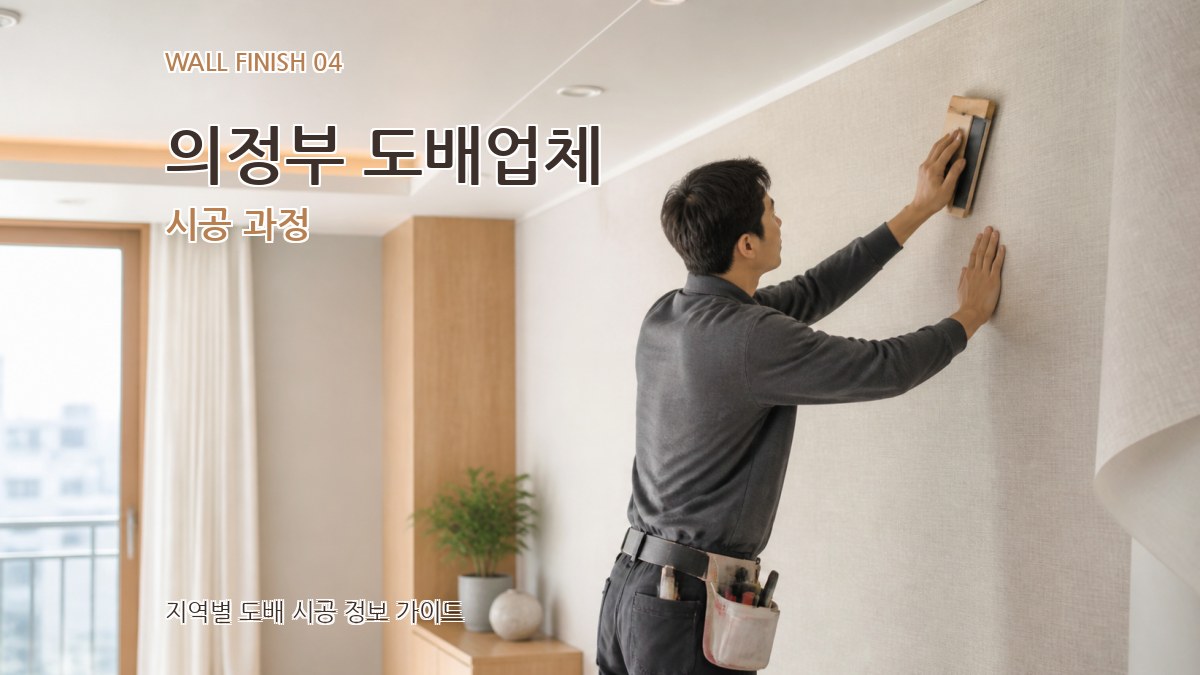 의정부 도배업체 시공 과정