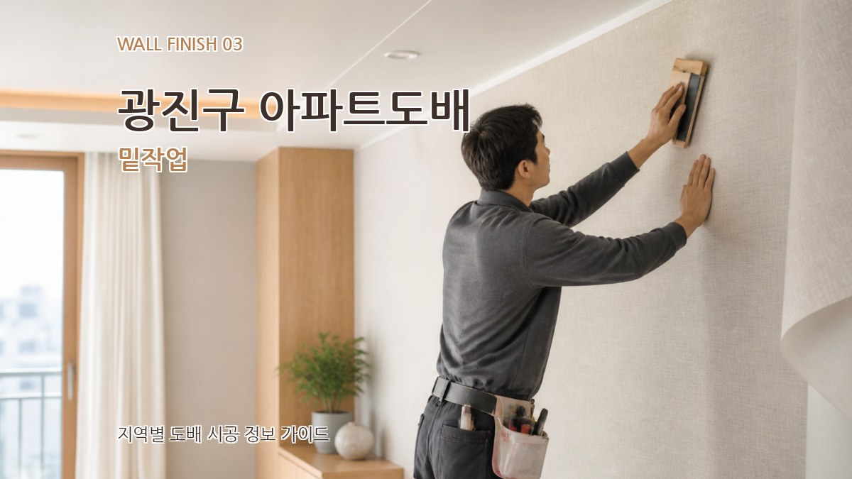 광진구 아파트도배 밑작업