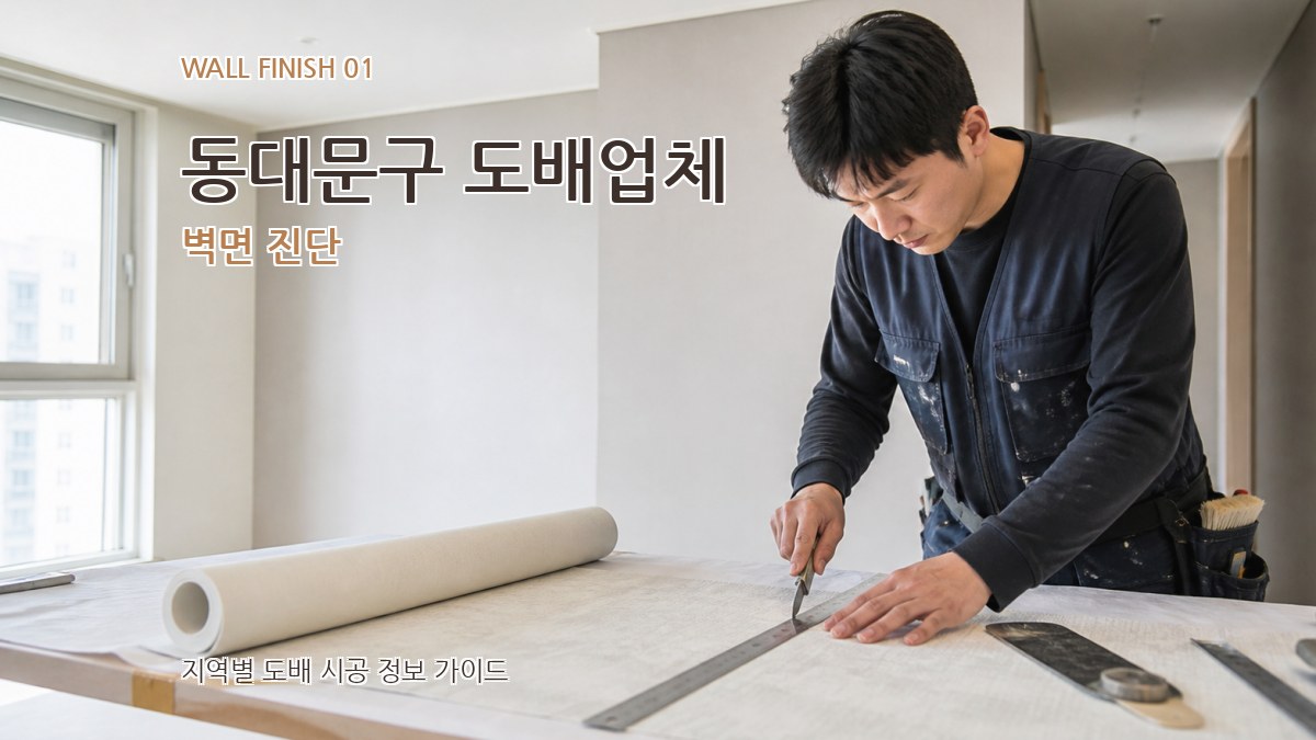 동대문구 도배업체 벽면 진단