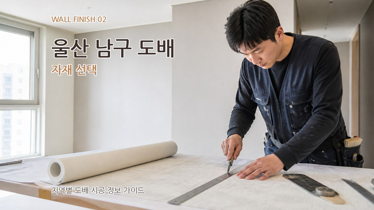 울산 남구 도배 자재 선택
